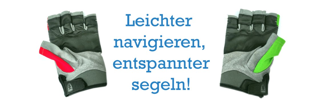 Segelhandschuhe mit Navigationsfunktion